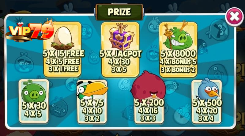 Hướng dẫn tham gia chơi Angry Bird Vip79 cho tân thủ